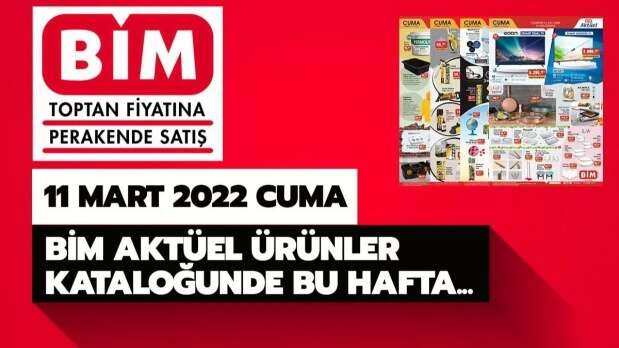 BİM'de bu hafta neler var? BİM 11 Mart 2022 aktüel ürünler kataloğu!