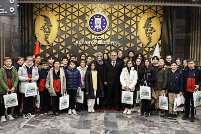 Kütahya'da öğrencilerden Başkan Işık'a park teşekkürü