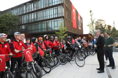 İnegöl’de 'Zaferden Kurtuluşa' pedal basıldı