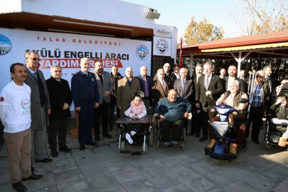 Kayseri Talas'ta engellilerin yüzü gülüyor